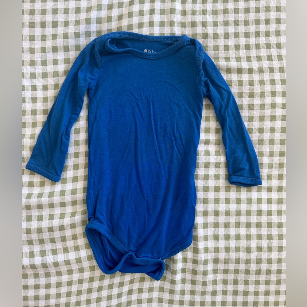 Kyte baby LS bodysuit sapphire